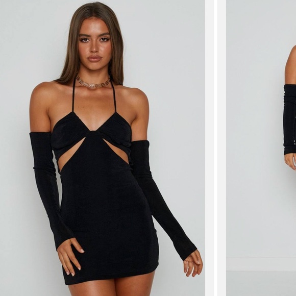 Vegas Black Mini Dress - Picture 1 of 4